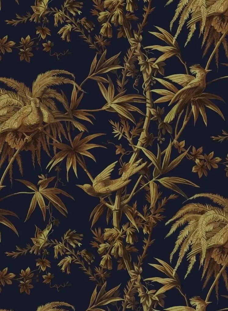 Tapete Aurora von House of Hackney - Midnight/ Gold
