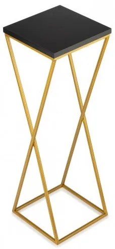 Portafiori LOFT 70x24 cm oro/nero