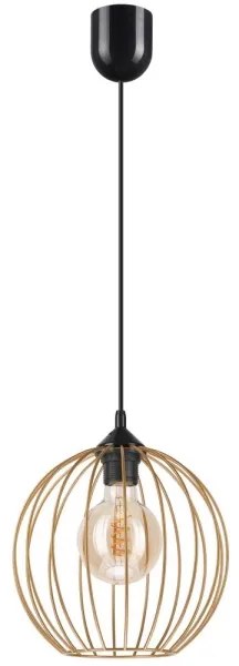 Lampadario a sospensione con filo ZOYA 1xE27/60W/230V ottone