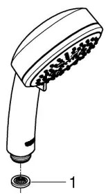 GROHE 27575002 - Doccetta TEMPESTA COSMOPOLITAN 100 4” cromo lucido