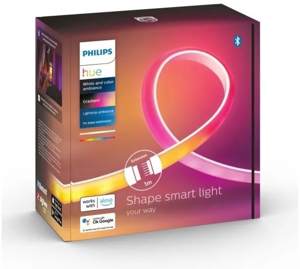 Striscia LED extension set Philips Hue WACA LED/12,3W/230V 1 m