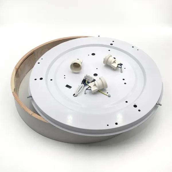 Plafoniera NATURAL 5xE27/15W/230V Ø 47,5 cm pino/bianco