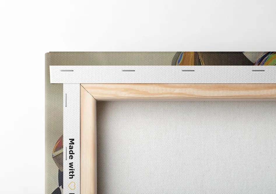 Quadro su tela – Design astratto dorato