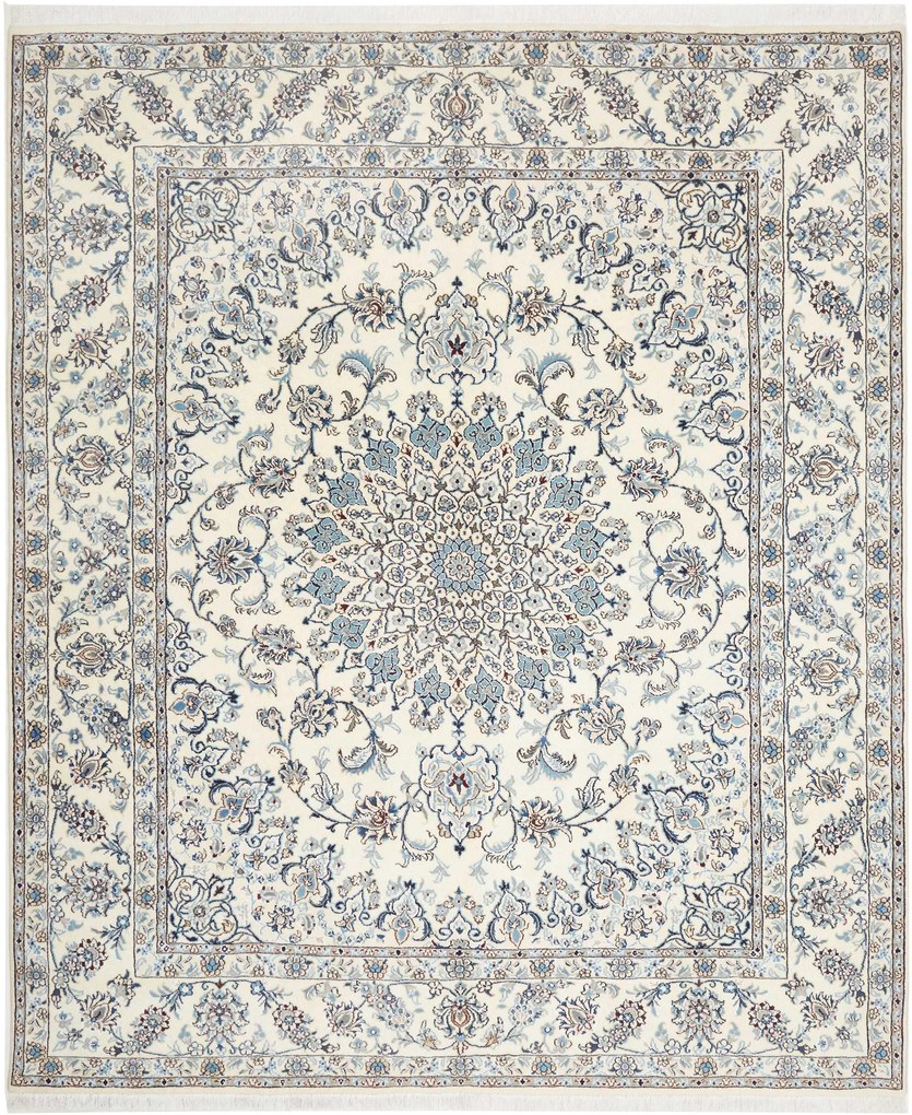 Nain Tappeto 290x250 Beige (Iran) Annodato A Mano