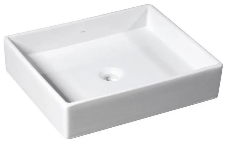 Isvea - Lavabo da appoggio PURITY 50x42 cm ceramica/bianco