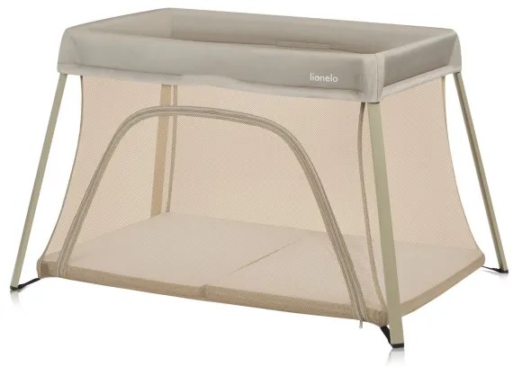 Lionelo - Lettino da viaggio 3 in 1 ALICE Beige Oliva