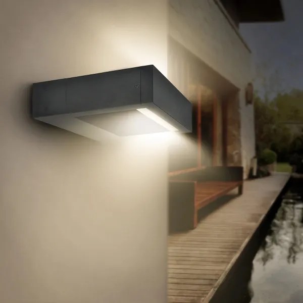 Brilagi - Lampada LED da esterno RAGUSA LED/7W/230V 3000/4000/6000K antracite IP54