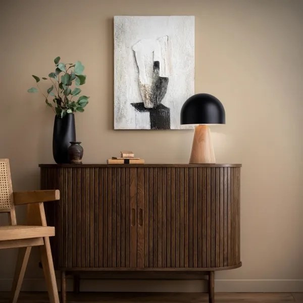 Brilliant - Lampada da tavolo NALAM 1xE14/40W/230V nero/cenere