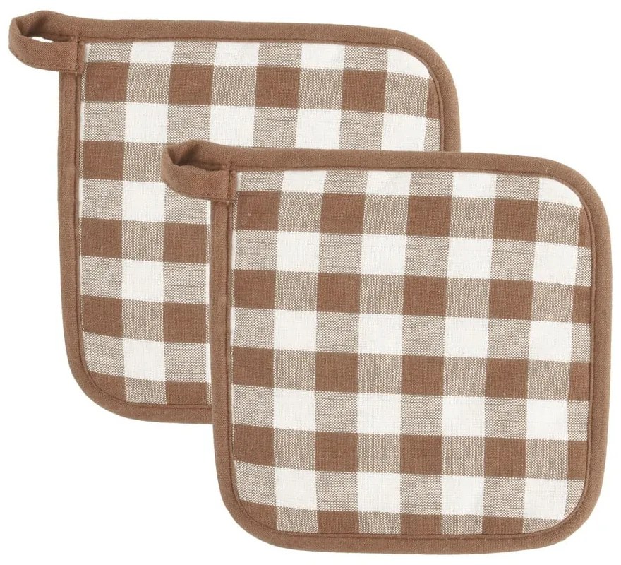 Presine in set in cotone 2 pz Gingham – Tiseco Home Studio