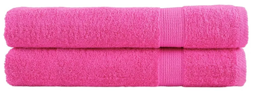 Asciugamani Premium Solund 2 Pz Rosa 100x200 Cm 600 G/m² /