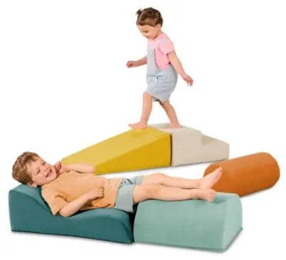 B-Toys - Per bambini foam blocks MAXI WONDERSHAPES 5 pz