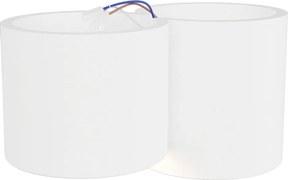 Plafoniera Rotonda 3xGX53 a Cilindri in Gesso - serie VOLUMI