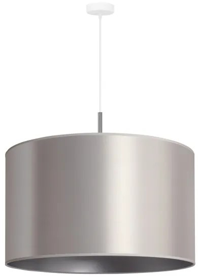 Duolla - Lampadario a sospensione con filo CANNES 1xE27/15W/230V diametro 50 cm argento