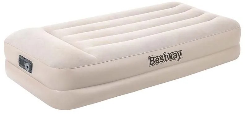 GARDENIA Materasso singolo gonfiabile airbed tritech 191x97x42 cm, beige