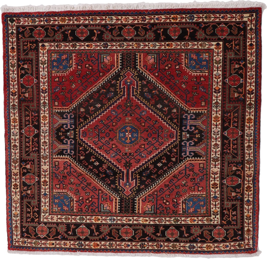 Balochi Tappeto persiano 130 x 130 (Iran) Annodato A Mano