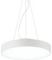 Sospensione Moderna Halo Alluminio Bianco Led 26W 3000K Luce Calda