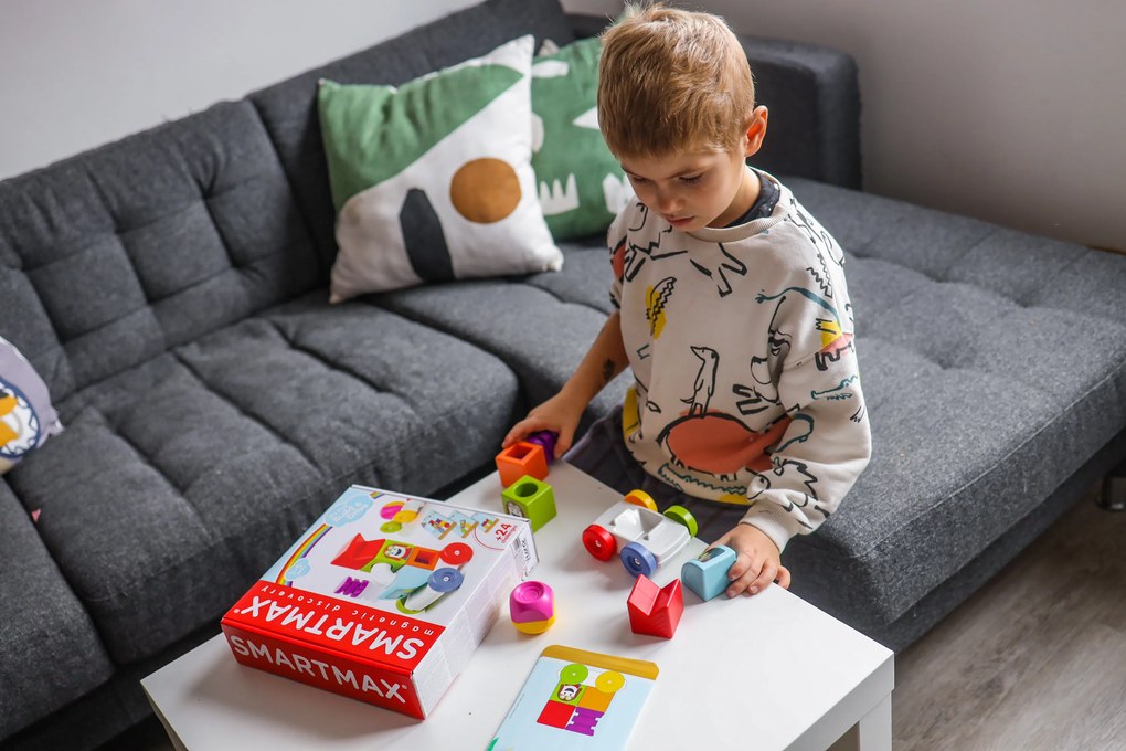 SmartMax – Il mio primo set di costruzioni magnetiche con macchina 2in1