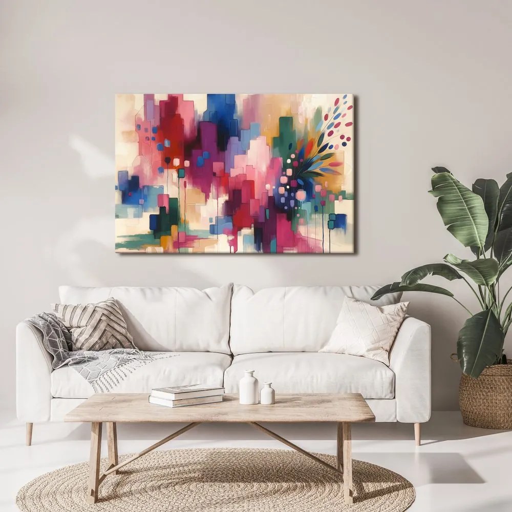 Quadro su tela – Astrazione multicolore