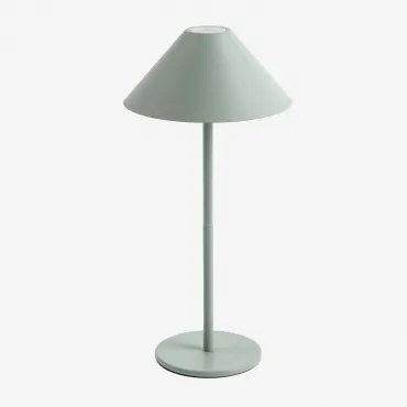 Lampada Da Tavolo Led Senza Fili Per Esterni Nebida Celadon - Sklum