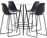 Set da Bar 5 pz in Plastica Nero cod mxl 22987