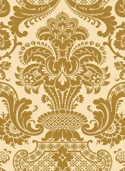 Damask Tapete Carmen von Cole & Son - Cream
