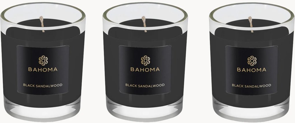 Set di candele (Obsidian Black Sandalwood)