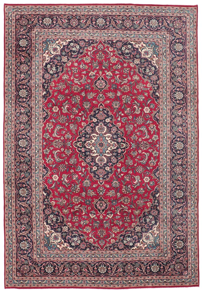 Kashan Tappeto 240x350 (Iran) Annodato A Mano