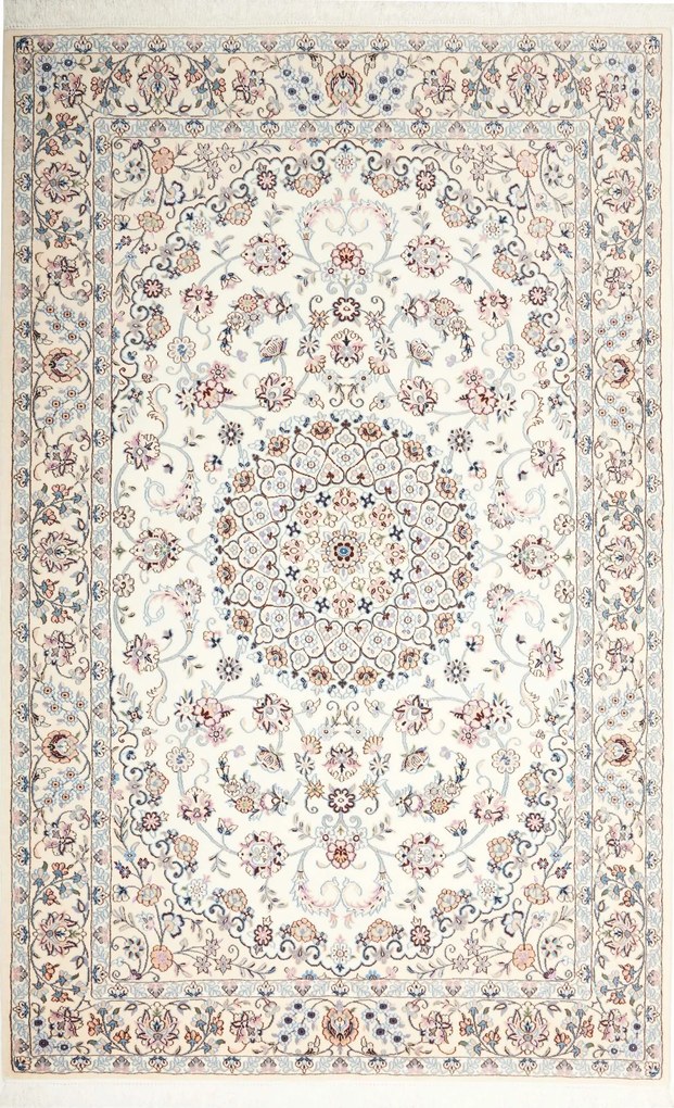Nain Tappeto persiano 240x150 Beige (Iran) Annodato A Mano