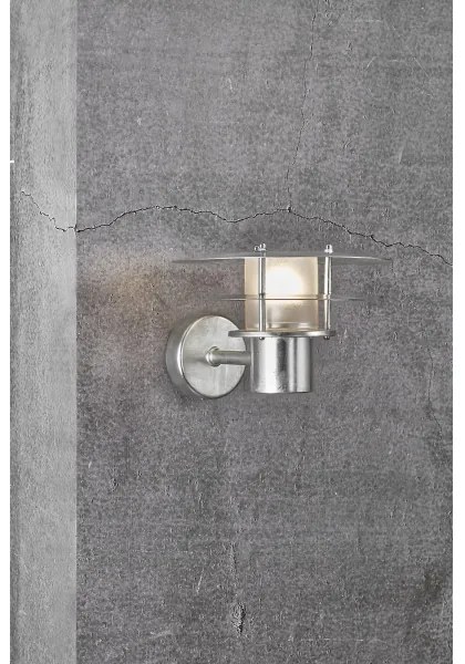 Nordlux - Applique da esterno BASTIA 1xE14/12W/230V IP54 cromo opaco