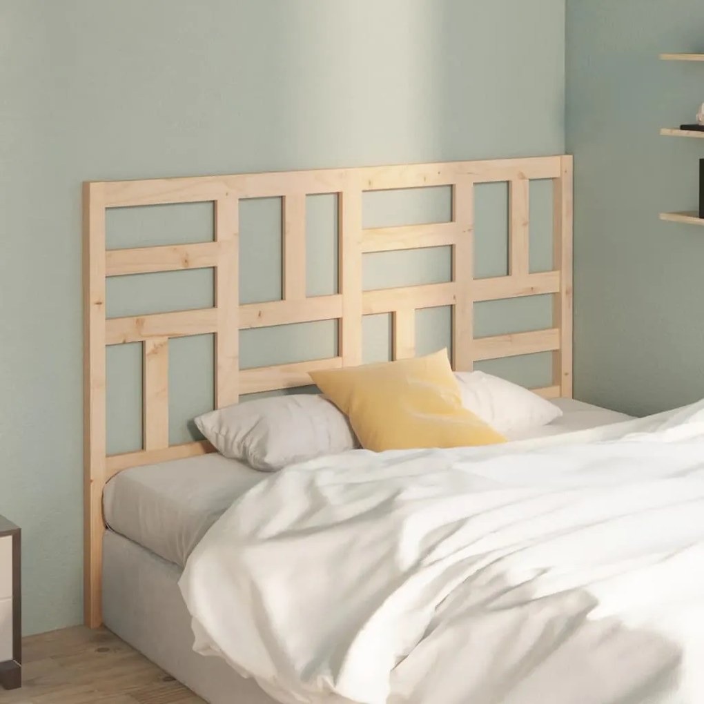 Testiera Per Letto 141x4x104 Cm İn Legno Massello Di Pino /