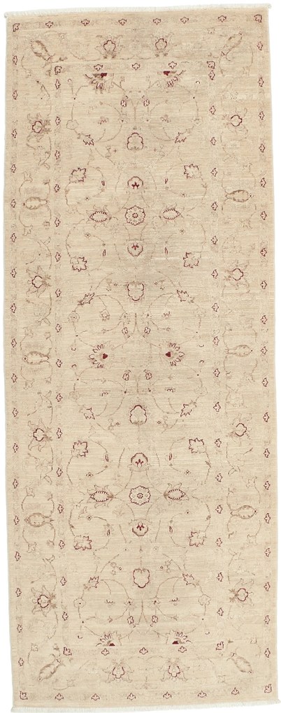 Ziegler Tappeto 320x120 Beige (Afghanistan) Annodato A Mano