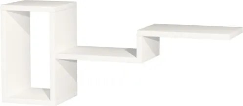 Mensola Sospesa Design Moderno 78x20x33 Berry Bianca