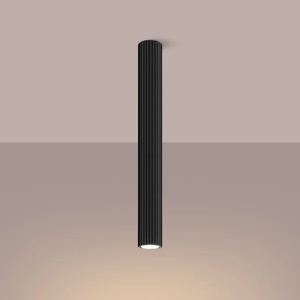 Sollux SL.1572 - Faretto KARBON 1xGU10/10W/230V 60 cm nero