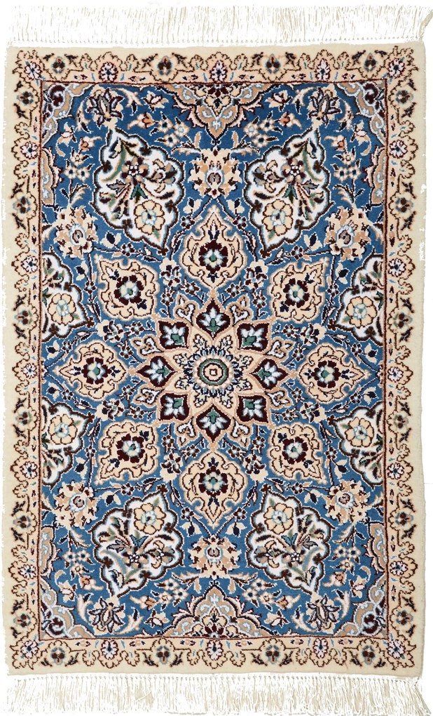 Nain Tappeto persiano 90x60 (Iran) Annodato A Mano