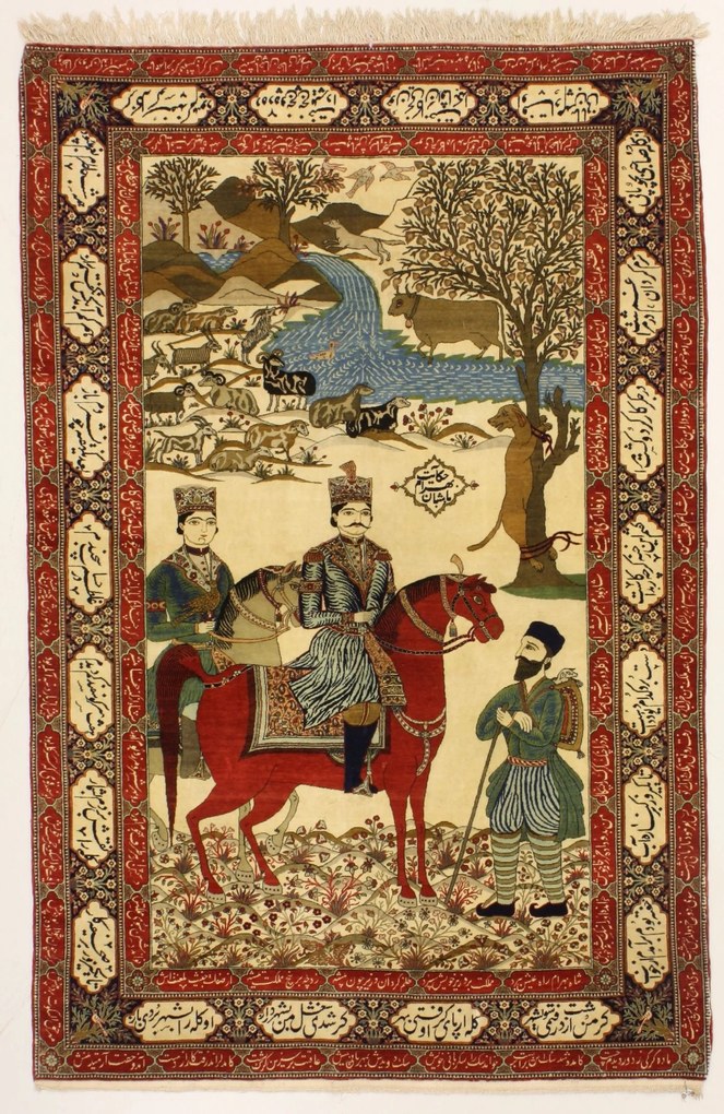 Kashan Tappeto 150x230 (Iran) Annodato A Mano