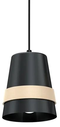 Lampadario a sospensione con filo VENEZIA 3xE27/60W/230V nero