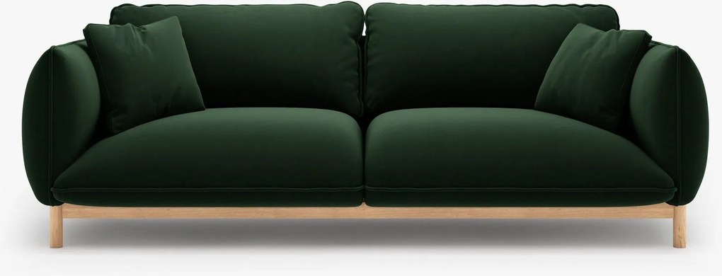 Divano Ada 3 posti in velluto – 208x101x78 cm
