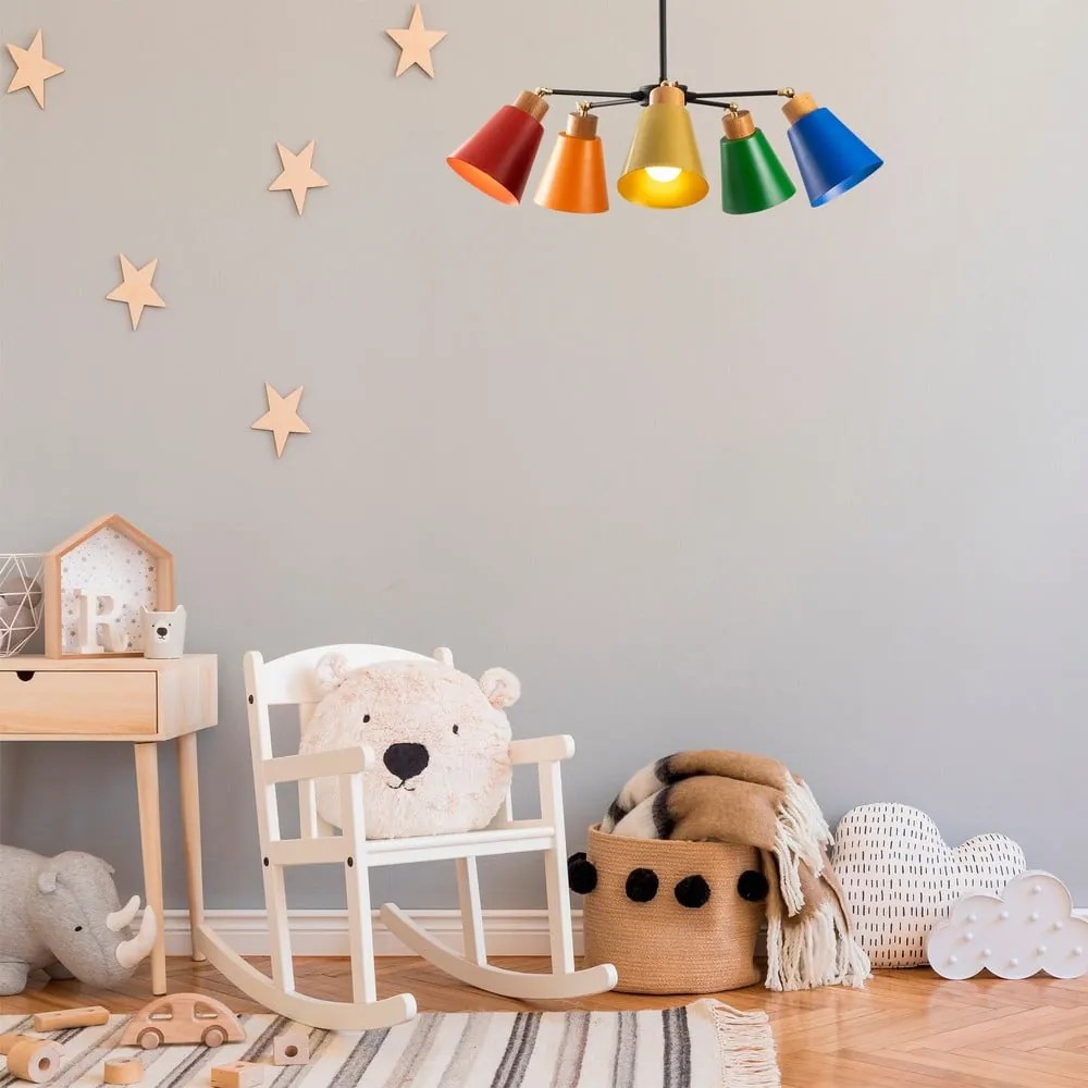 Lampadario con paralume in metallo ø 58 cm Manavgat – Opviq lights