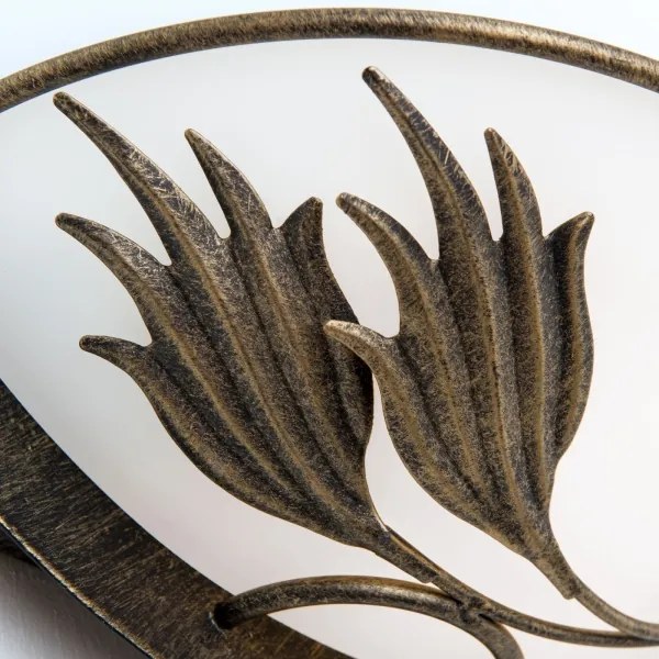 Orion WA 2-1196/1 - Applique FLEUR 1xE14/60W/230V bronzo