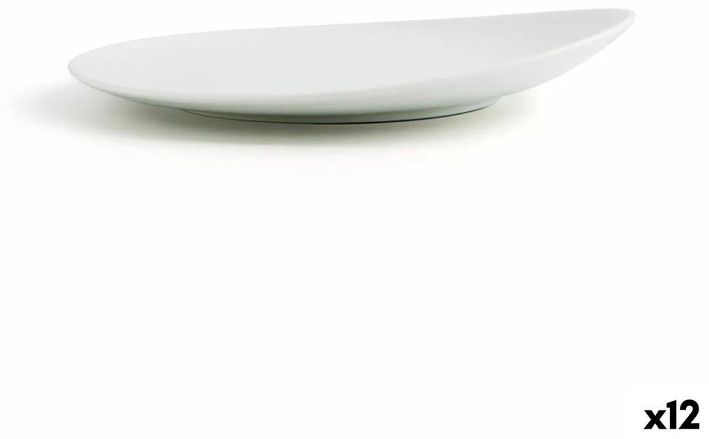 Piatto Piano Ariane Vital Coupe Ceramica Bianco (Ø 21 cm) (12 Unità)