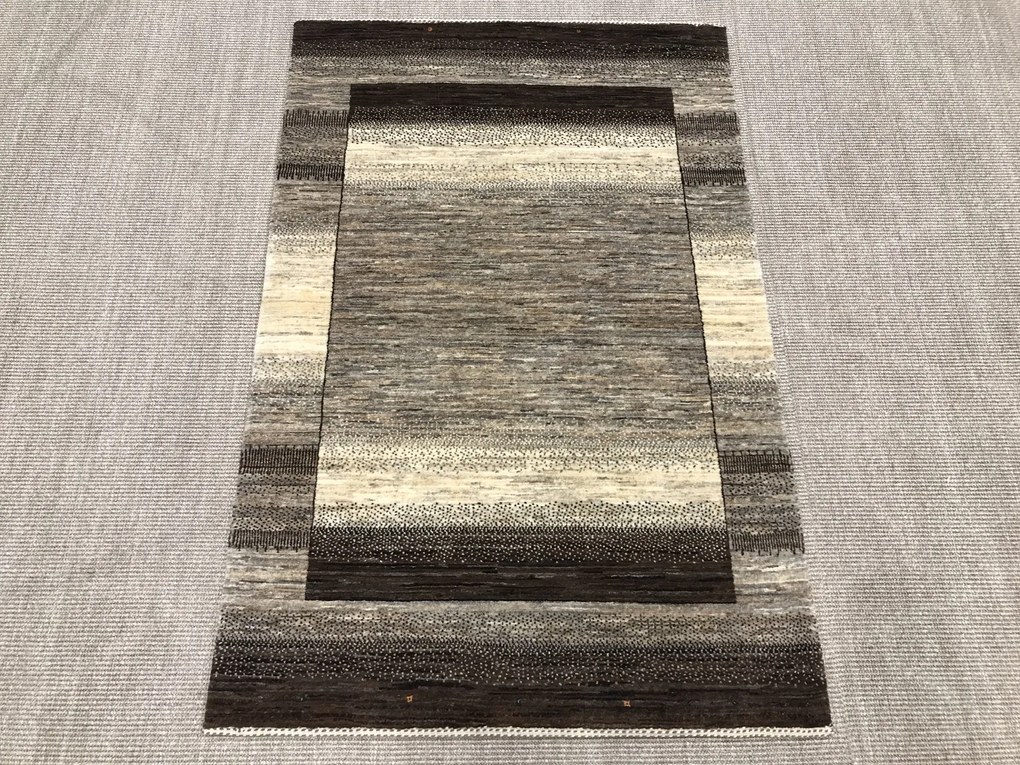 Loribaft Tappeto 150 x 100 Marrone (Iran) Annodato A Mano