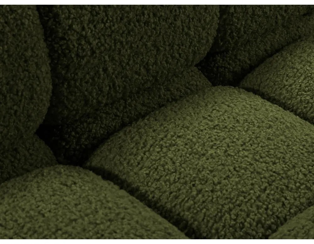 Modulo divano bouclé verde (parte centrale) Bellis - Micadoni Home