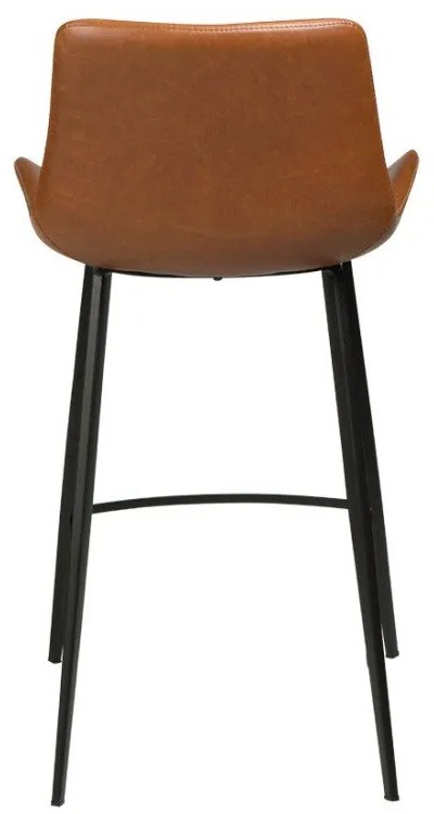 Sgabello da bar in similpelle marrone chiaro, altezza 91 cm Hype - DAN-FORM Denmark