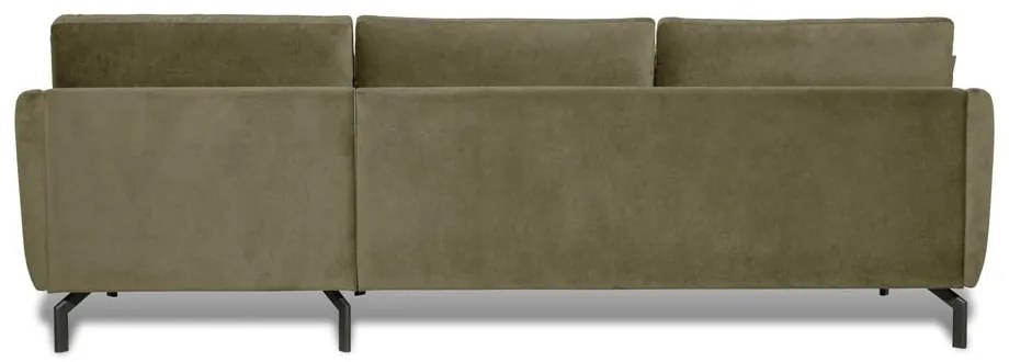 Divano angolare in velluto verde (angolo destro) Magic - Scandic