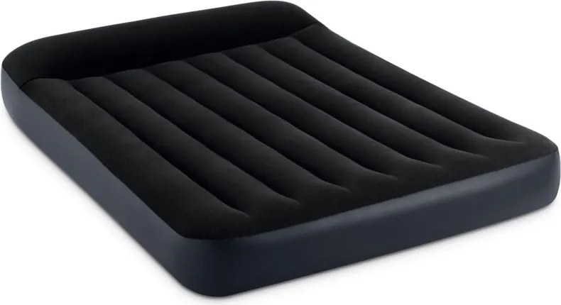 64142 - Materasso Gonfiabile Dura-Beam Pillow Rest Classic Piazza e Mezza, pvc, Nero, 137x191x25 cm - Intex