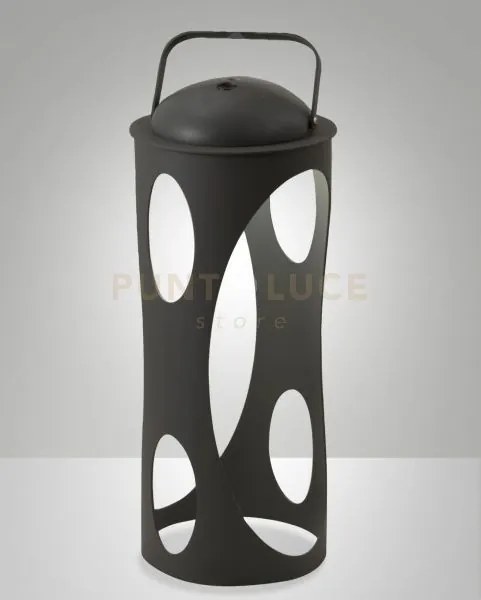 Caddy lampada da tavolo antracite ricaricabile a led 3w 3000k 320lm...
