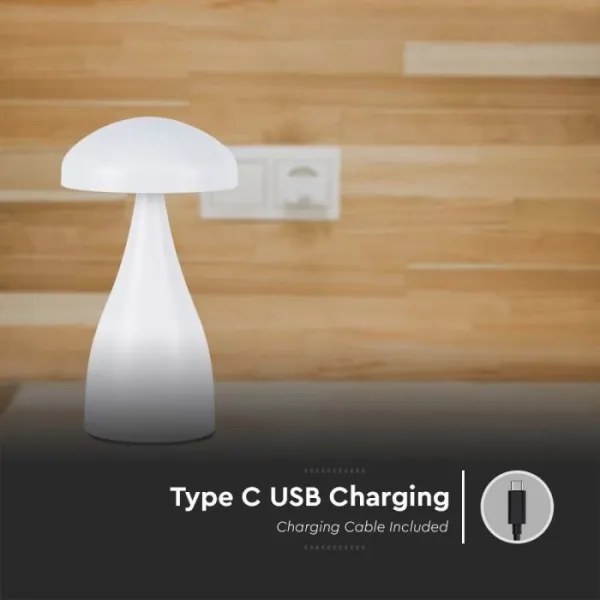 LED Lampada da tavolo ricaricabile dimmerabile LED/1W/5V 3000-6000K 1800 mAh bianco