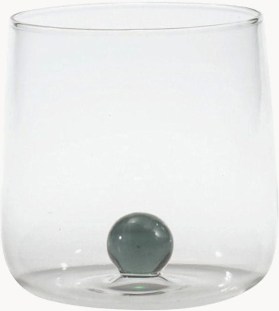 Set di 6 bicchieri in vetro soffiato borosilicato Bilia