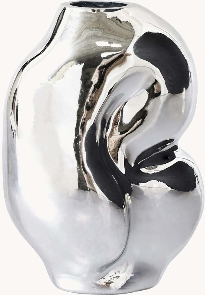 Vaso in vetro fatto a mano Gleam, Alt. 18 cm