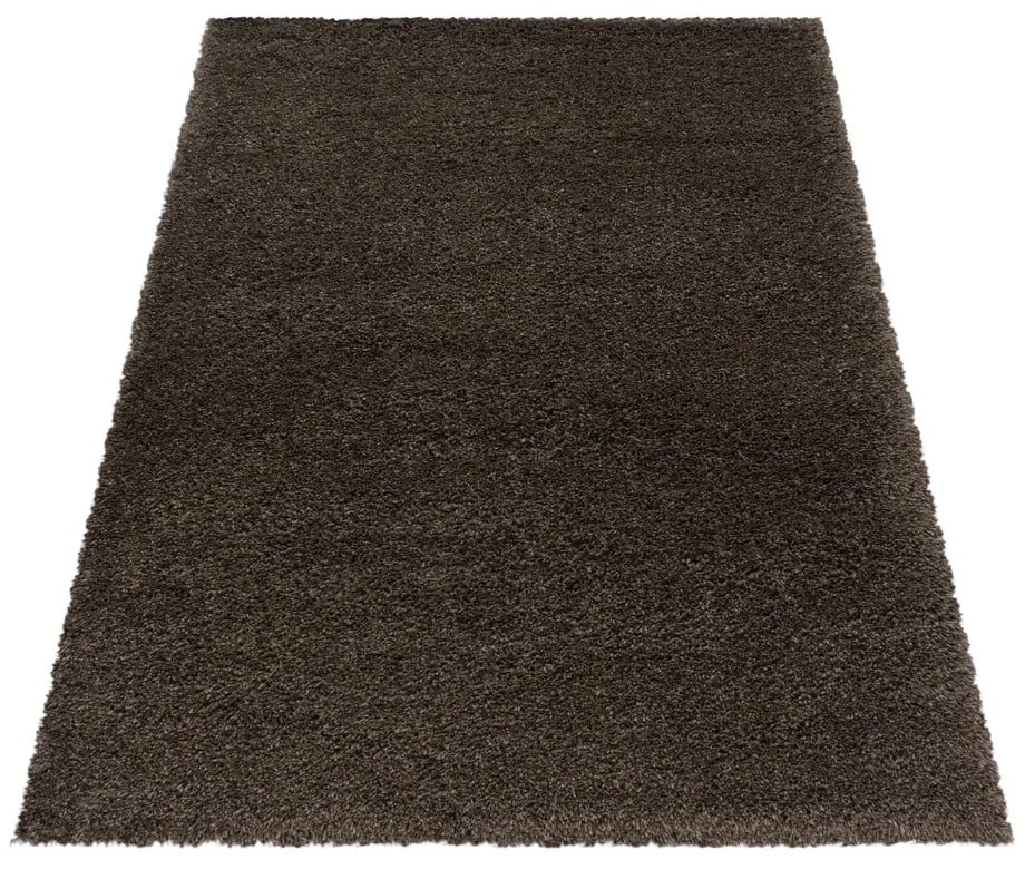 Tappeto marrone scuro 60x110 cm Fluffy - Ayyildiz Carpets